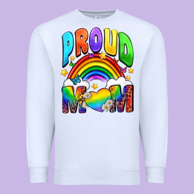 Western Proud Mom Premium Sweatshirt Designed By Bundleandbundleshop