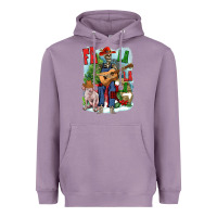 Lavender Fa la la la skeleton farm Heavyweight Hoodie - NancyCooperArtShop