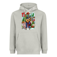 Moon Dust Fa la la la skeleton farm Heavyweight Hoodie - NancyCooperArtShop