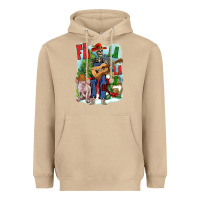 Mushroom Fa la la la skeleton farm Heavyweight Hoodie - NancyCooperArtShop