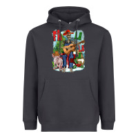 Smoke Fa la la la skeleton farm Heavyweight Hoodie - NancyCooperArtShop