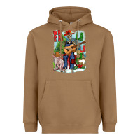 Toasted Coconut Fa la la la skeleton farm Heavyweight Hoodie - NancyCooperArtShop