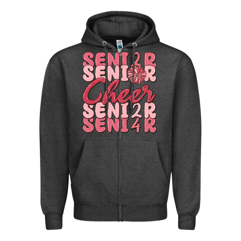 Senior Cheer 2024 Zipper Hoodie by MaliasSmallBusiness | Teevron