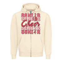 Sandshell senior cheer 2024 Zipper Hoodie - MaliasSmallBusiness