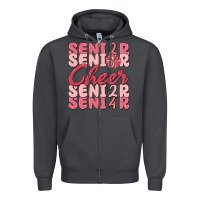 Smoke senior cheer 2024 Zipper Hoodie - MaliasSmallBusiness