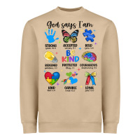 Mushroom god says i am autism Heavyweight Sweatshirt - JahusDesignShop