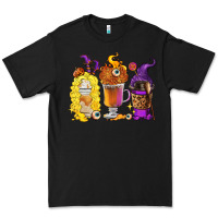 Black Halloween hocus pocus coffee cups Premium Tee - RanaPortraitStore