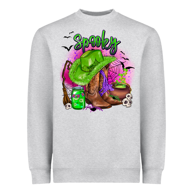 Spooky Cowgirl  Halloween Heavyweight Sweatshirt by AdoDesignShop | Teevron