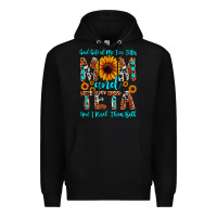 Black god gifted me two titles mom and teta and i rock t Premium Hoodie - JahusDesignShop