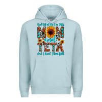 Blue Mist god gifted me two titles mom and teta and i rock t Premium Hoodie - JahusDesignShop