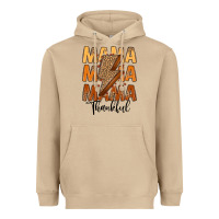 Mushroom Thankful Mama Heavyweight Hoodie - MaliasSmallBusiness