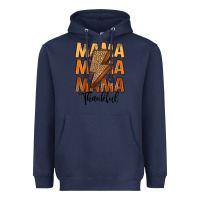 Navy Thankful Mama Heavyweight Hoodie - MaliasSmallBusiness
