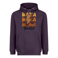 Plum Thankful Mama Heavyweight Hoodie - MaliasSmallBusiness