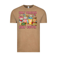 Vintage Coffee half teacher half coffee Vintage Tee - JahusDesignShop