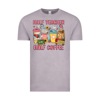 Vintage Zinc half teacher half coffee Vintage Tee - JahusDesignShop
