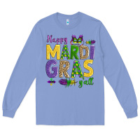Colony Blue happy mardi gras y'all Long Sleeve Tee - AdoDesignShop