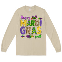 Mushroom happy mardi gras y'all Long Sleeve Tee - AdoDesignShop