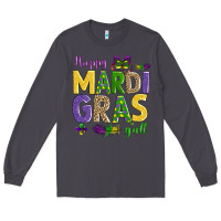 Smoke happy mardi gras y'all Long Sleeve Tee - AdoDesignShop