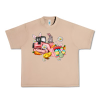 Burro easter excavator Urban Heavy Tee - AdoDesignShop