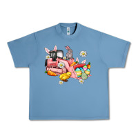 Pebble Blue easter excavator Urban Heavy Tee - AdoDesignShop