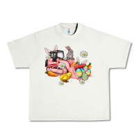 Pistachio easter excavator Urban Heavy Tee - AdoDesignShop