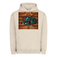 Pigment French Oak woodgrain motorcycle Urban Hoodie - TumblerDesignByShophia