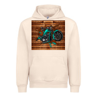 Sandshell woodgrain motorcycle Urban Hoodie - TumblerDesignByShophia