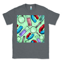Charcoal Heather sciences seamless pattern Classic Tee - BundleAndBundleShop