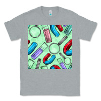 Heather Grey sciences seamless pattern Classic Tee - BundleAndBundleShop