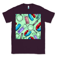 Plum sciences seamless pattern Classic Tee - BundleAndBundleShop
