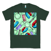Sports Green sciences seamless pattern Classic Tee - BundleAndBundleShop