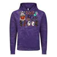 Cloud Purple too cute to spook Vintage Hoodie - CowhideDigitalArt