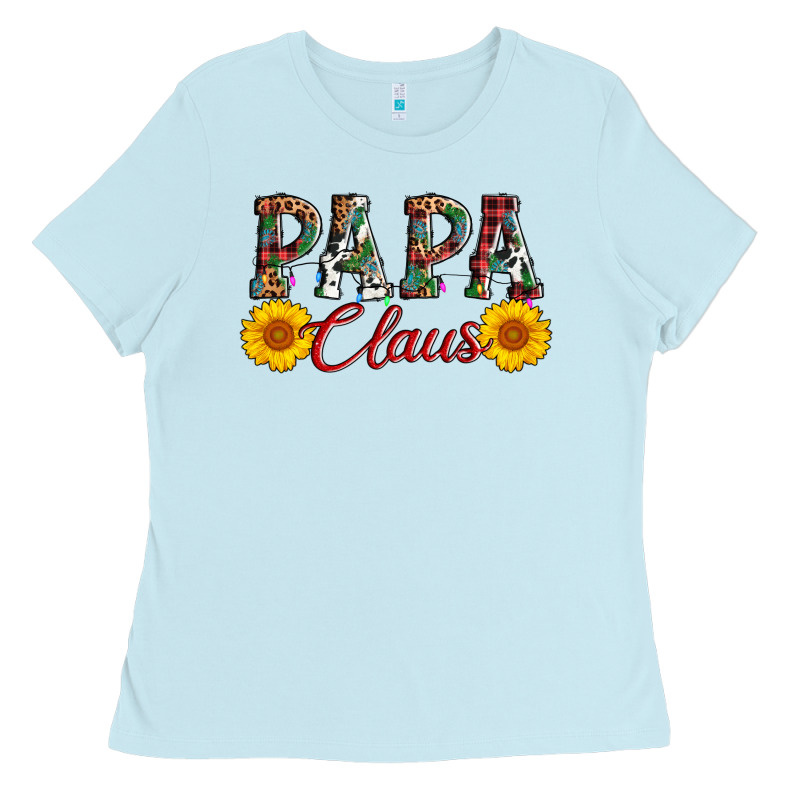 Papa Claus Ladies Tee by AdoDesignShop | Teevron