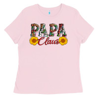 Bubblegum Pink papa claus Ladies Tee - AdoDesignShop