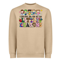 Mushroom i love my job for all the little reasons Heavyweight Sweatshirt - JahusDesignShop