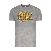 Cloud Rock pray through it on it and over it Vintage Tee - JahusDesignShop