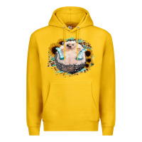 Lemon Hedgehog with Sunflower Premium Hoodie - Bettercallsaul