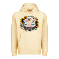 Pina Colada Hedgehog with Sunflower Premium Hoodie - Bettercallsaul