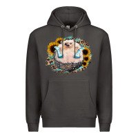 Smoke Hedgehog with Sunflower Premium Hoodie - Bettercallsaul