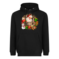 Black Santa Heavyweight Hoodie - MaliasSmallBusiness