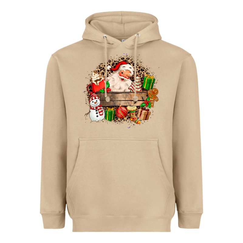 Santa Heavyweight Hoodie by MaliasSmallBusiness | Teevron