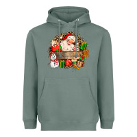 Sage Santa Heavyweight Hoodie - MaliasSmallBusiness