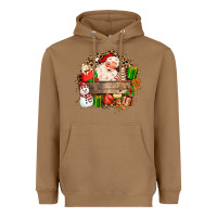 Toasted Coconut Santa Heavyweight Hoodie - MaliasSmallBusiness