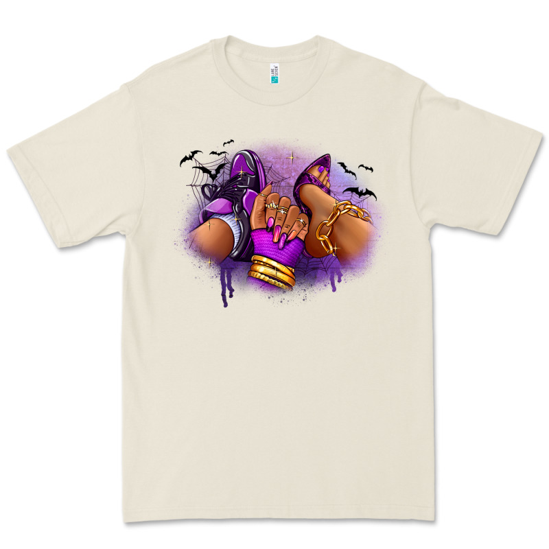 Halloween Sneaker And Heel Afro Woman Premium Tee by RanaPortraitStore | Teevron