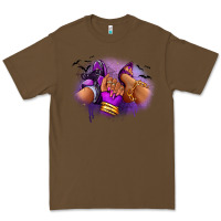 Cacao Halloween sneaker and heel afro woman Premium Tee - RanaPortraitStore