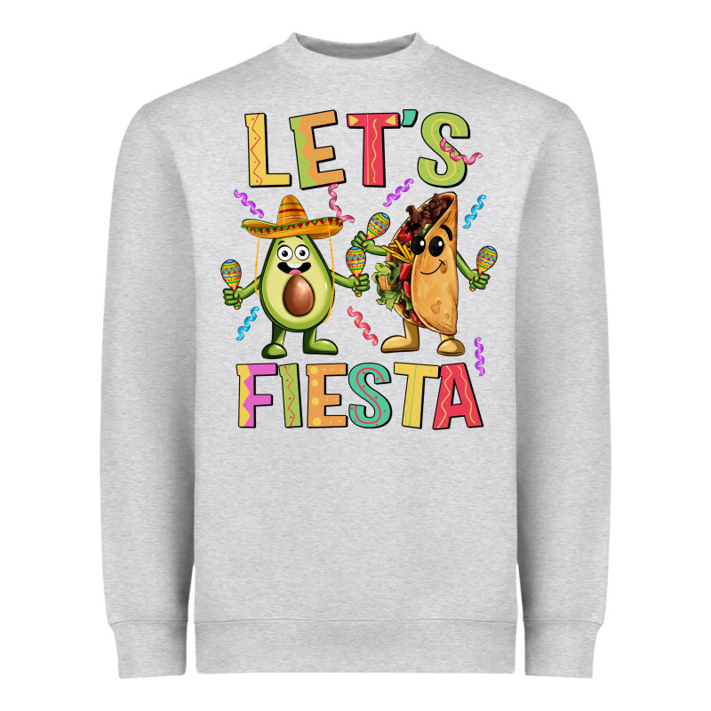 Let's Fiesta Taco Heavyweight Sweatshirt by JahusDesignShop | Teevron