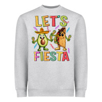 Heather Grey let's fiesta taco Heavyweight Sweatshirt - JahusDesignShop