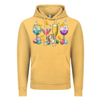 Vintage Mustard Easter wine glasses Easter Day Vintage Hoodie - Neo Western