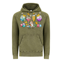Vintage Olive Easter wine glasses Easter Day Vintage Hoodie - Neo Western