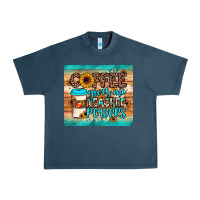 Midnight Navy coffee gives me teacher powers Urban Heavy Tee - JahusDesignShop